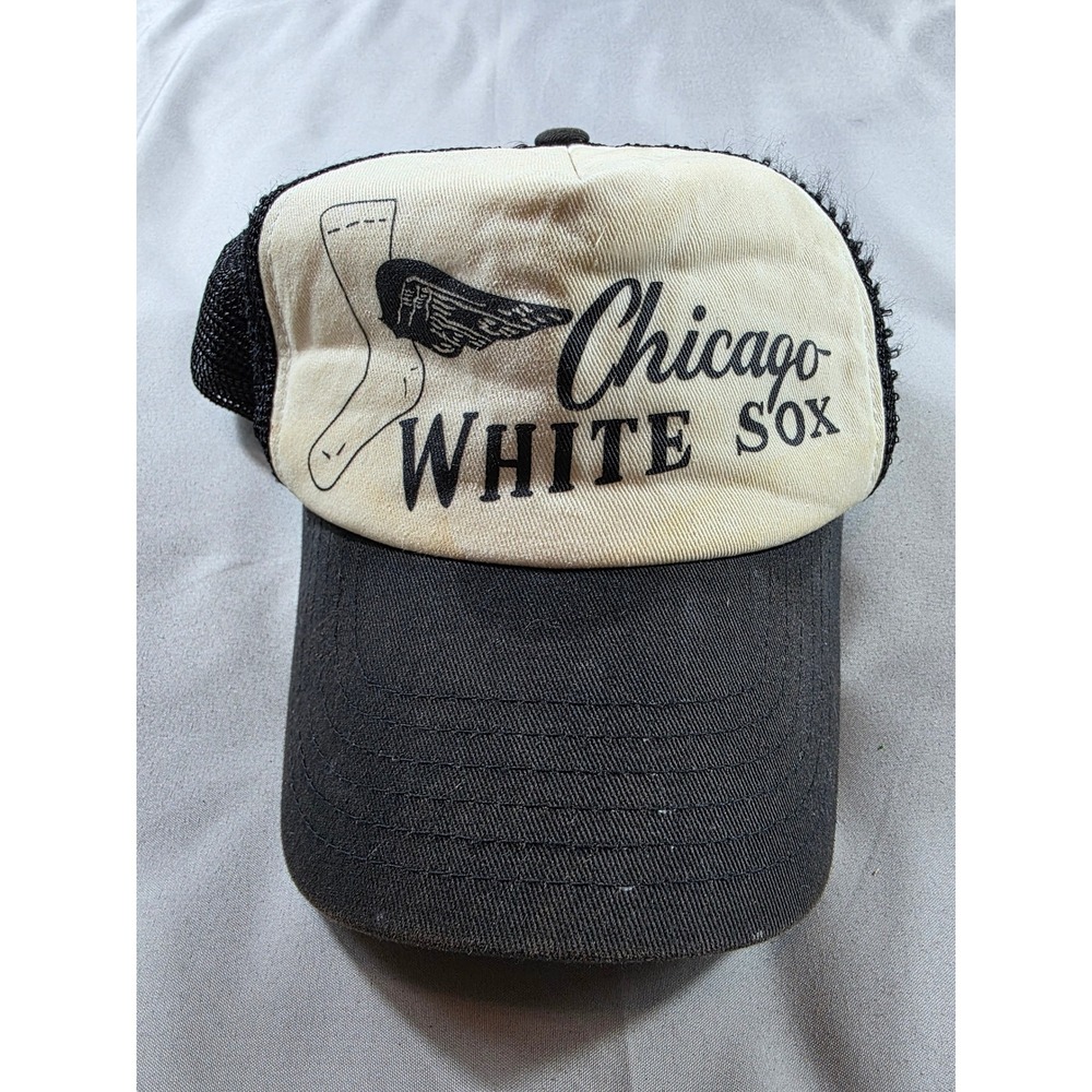 American Needle Chicago White Sox Hat Kids OSFM Cooperstown Trucker Snapback